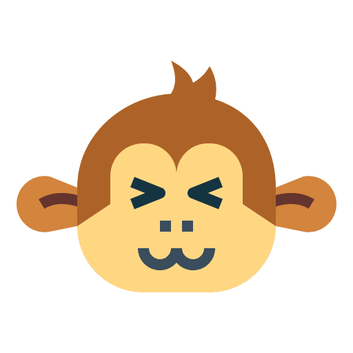 Monkey mammal wildlife animal icon Monkey mammal wildlife animal icon