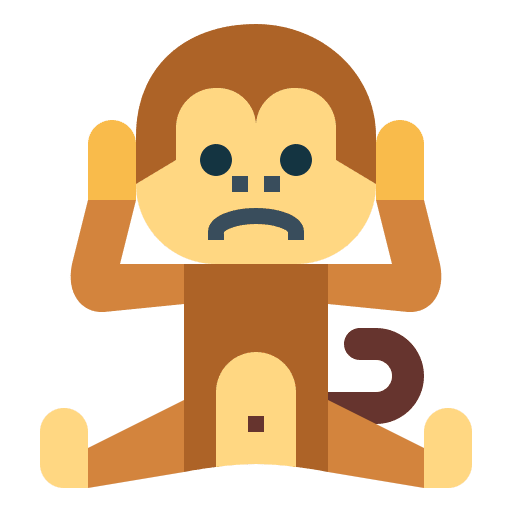 Monkey wildlife monkey mammal icon Monkey wildlife monkey mammal icon