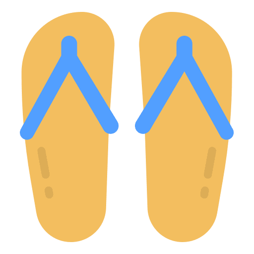 Sandal slippers shoes sandal icon