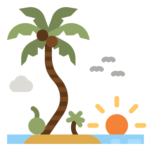 Beach ocean sun sea icon Beach ocean sun sea icon