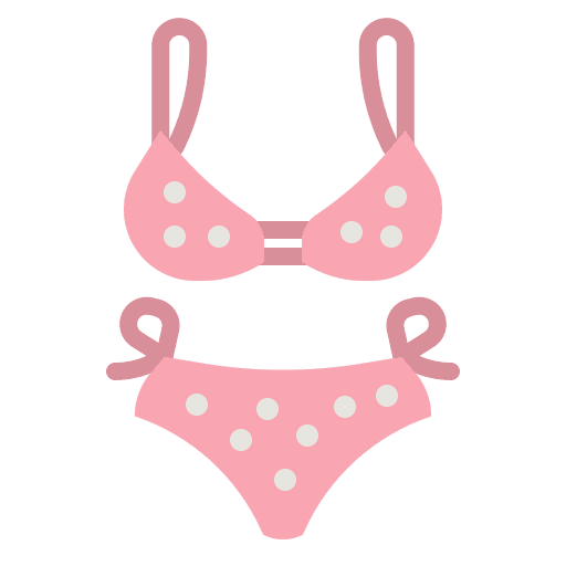 Bikini clothing summer fashion icon Bikini clothing summer fashion icon