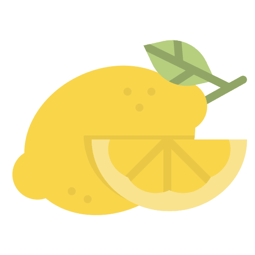 Lemon fruit citrus hobbies and free time icon