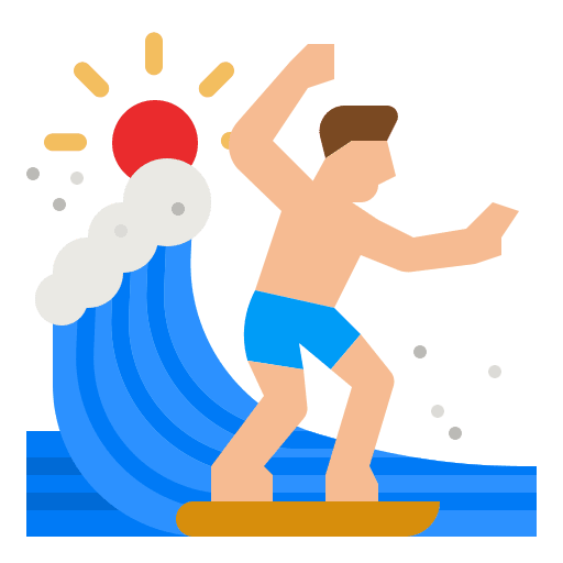 Surfer people water sports surfer icon Surfer people water sports surfer icon