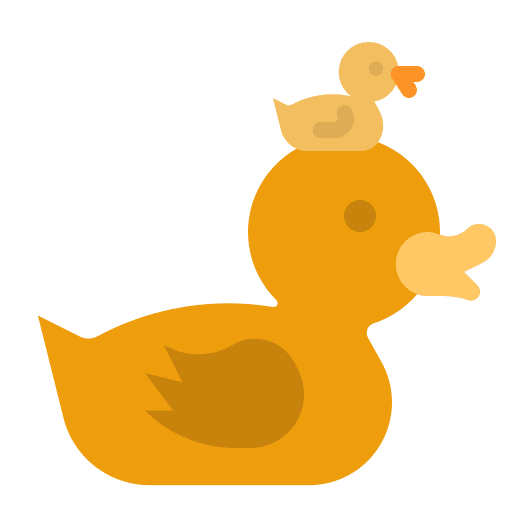 Duck duck wild life zoology icon Duck duck wild life zoology icon