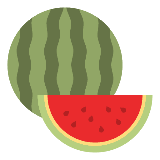 Watermelon organic diet fruit icon Watermelon organic diet fruit icon