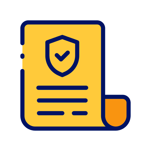 Guaranteed contract security certification icon