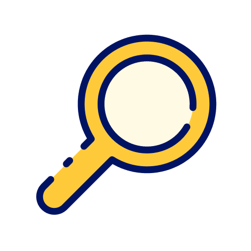 Search search magnifying glass detective icon