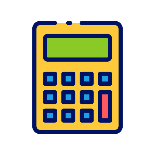 Calculator calculate maths mathematics icon