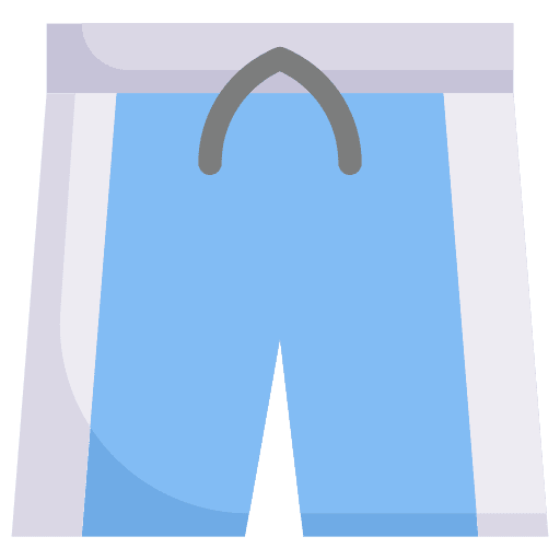 Short short swimming trunks swim icon