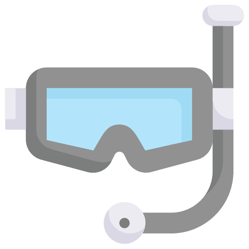 Snorkel snorkling sea sports and competition icon