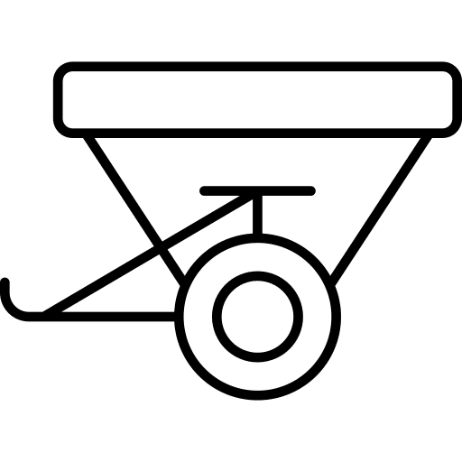 Farm vehicle farming and gardening transport tractor icon