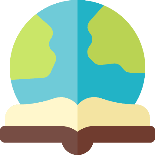 Book world geography education icon