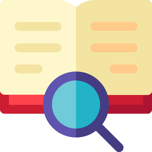 Search book study read icon