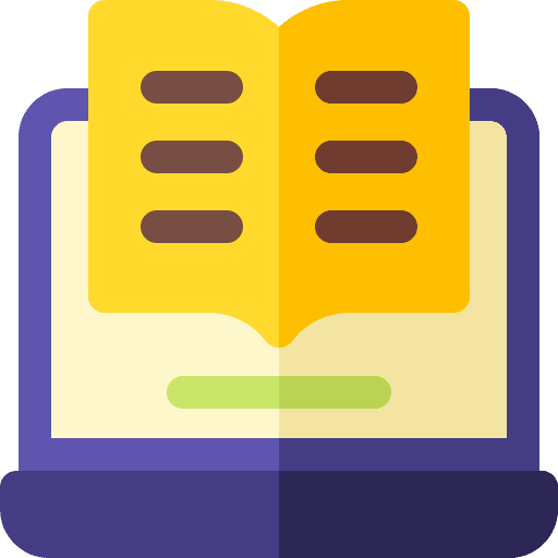 Ebook electronics computer laptop icon