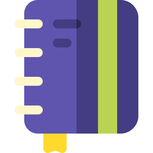 Notebook bookmark notebook education icon