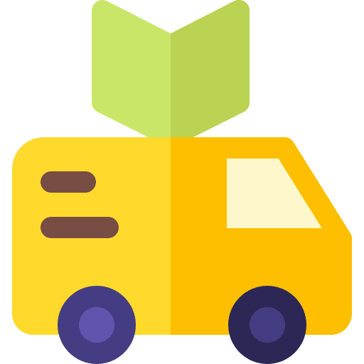 Van transport vehicle van icon