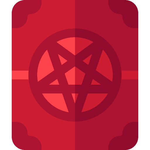 Satanic halloween esoteric satan icon