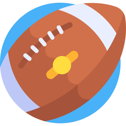 American football rugby equipment ball icon American football rugby equipment ball icon