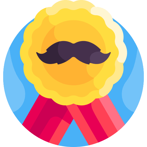 Badge best dad recognition fathers day icon Badge best dad recognition fathers day icon