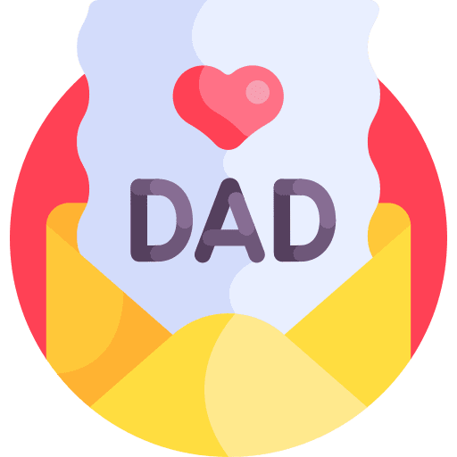 Letter mail letter fathers day icon Letter mail letter fathers day icon
