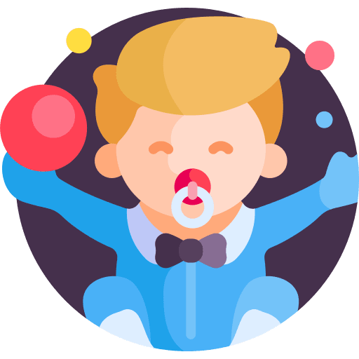 Baby boy kid and baby children childhood icon