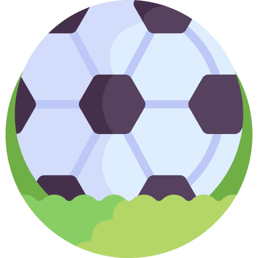 Football soccer ball sports and competition soccer equipment icon