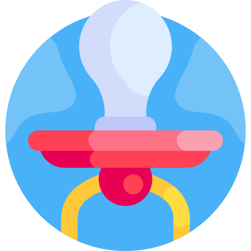 Pacifier baby childhood kid and baby icon