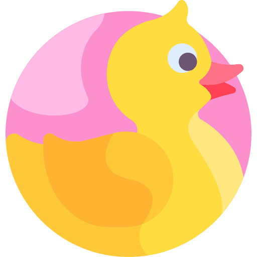 Rubber duck baby toy bathing childhood icon