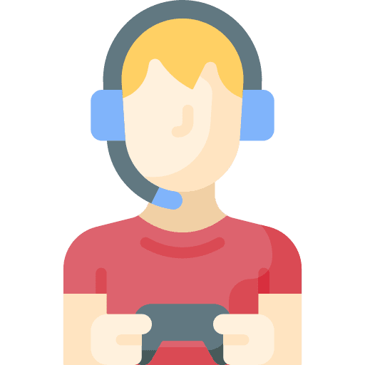 Gamer profile gaming user icon