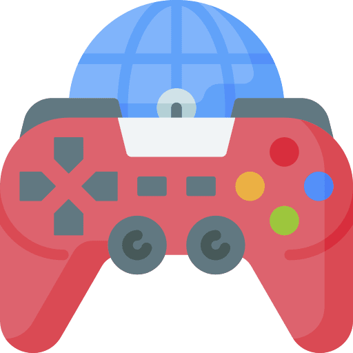 Online gaming streaming online video game icon