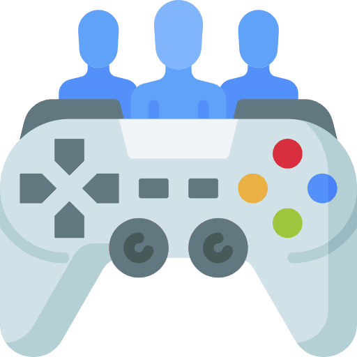 Gamepad video games multiplayer game controller icon Gamepad video games multiplayer game controller icon