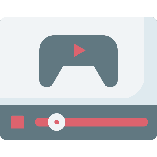 Gaming entertainment live streaming gaming icon Gaming entertainment live streaming gaming icon