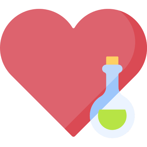 Heart flask plus add icon Heart flask plus add icon