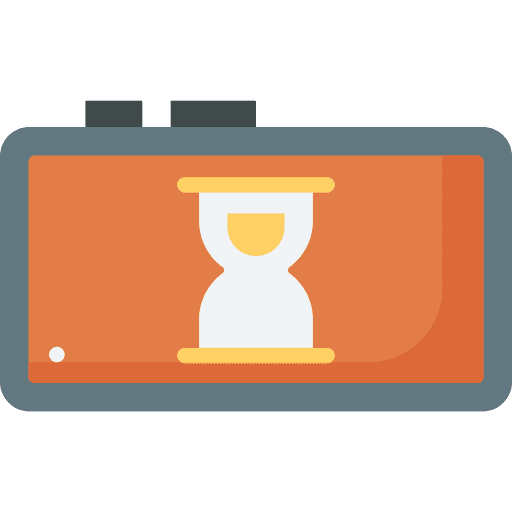 Lag time and date gaming smartphone icon Lag time and date gaming smartphone icon