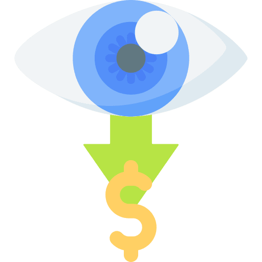 Viewers broadcasting business and finance paid icon Viewers broadcasting business and finance paid icon