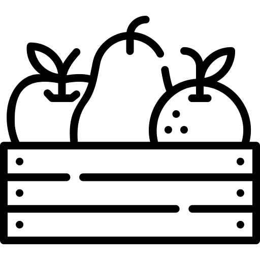 Fruits agriculture fruits market icon