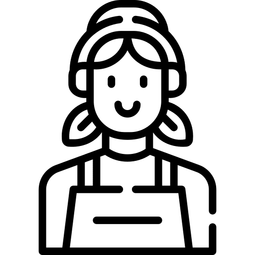 Farmer farming and gardening occupation farmer icon