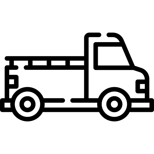 Pickup truck pickup car farming and gardening pickup truck icon