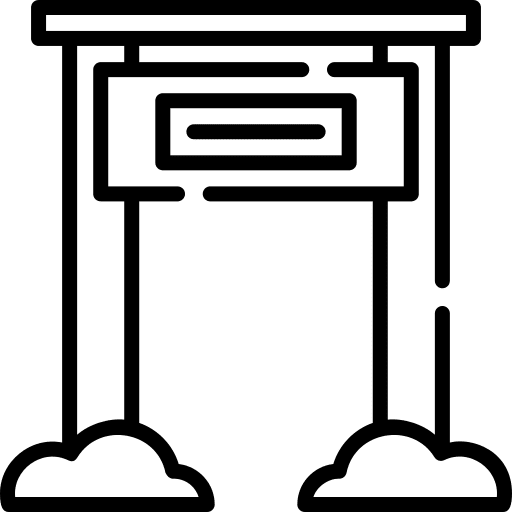 Torii gate landmark shinto cultures icon