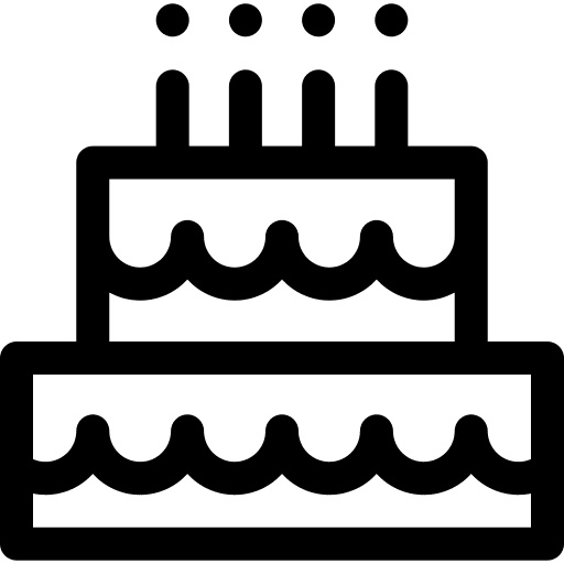 Cake birthday cake bakery icon