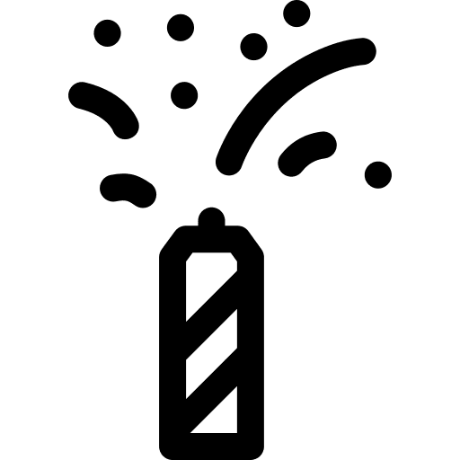 Confetti confetti birthday celebration icon