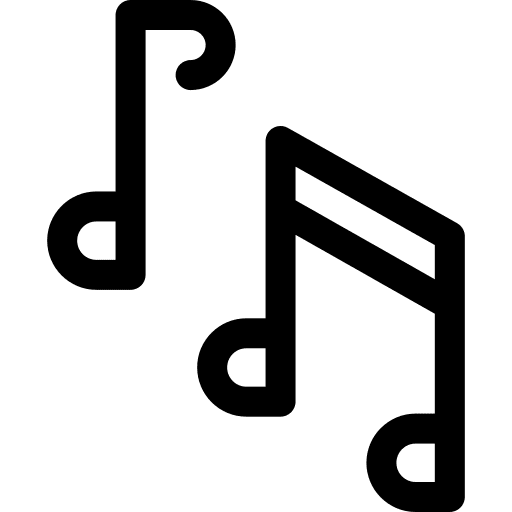 Musical note entertainment music song icon