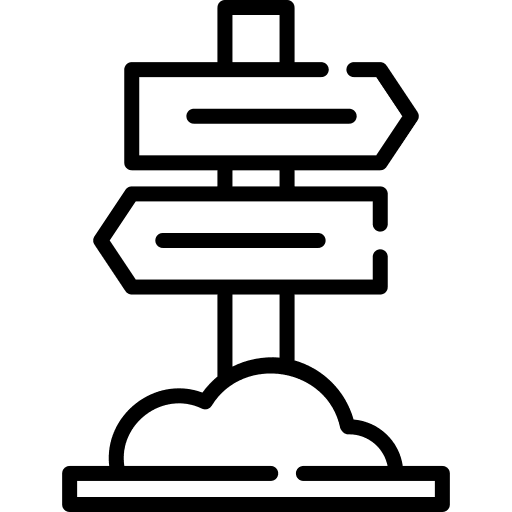 Signage signage road sign orientation icon