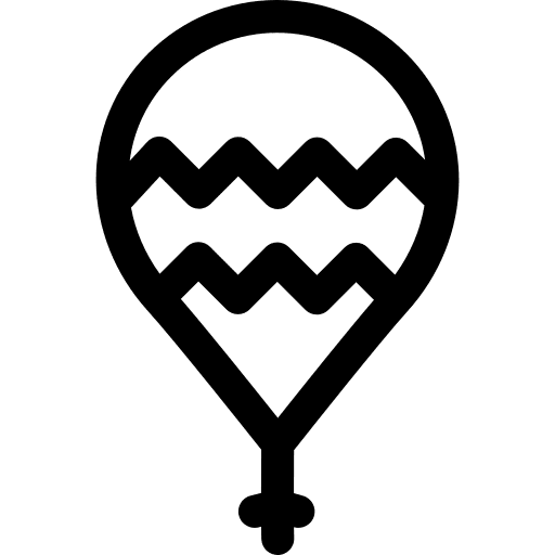 Balloon birthday and party ornament decoration icon Balloon birthday and party ornament decoration icon