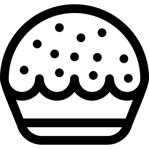 Cupcake food and restaurant food pastry icon Cupcake food and restaurant food pastry icon