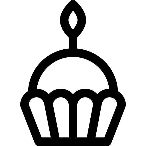 Cupcake food food and restaurant birthday icon Cupcake food food and restaurant birthday icon