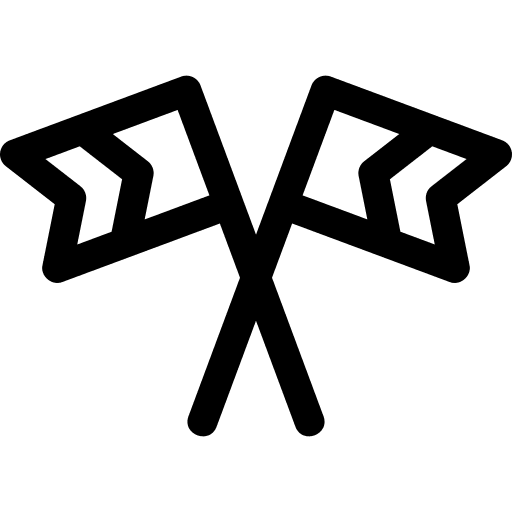 Flag ornament celebration flag icon Flag ornament celebration flag icon