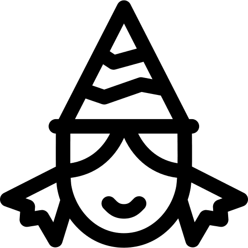 Birthday girl celebration blonde fun hat icon Birthday girl celebration blonde fun hat icon