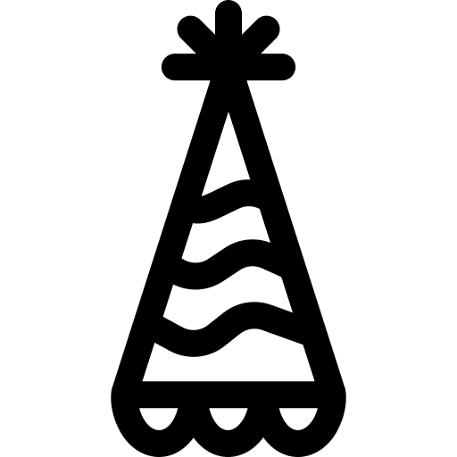 Party hat party hat birthday and party celebration icon Party hat party hat birthday and party celebration icon