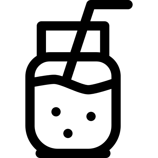 Smoothie glass smoothie straw icon Smoothie glass smoothie straw icon